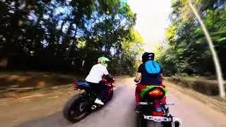 CBR 650R vs Ninja ZX6R Friendly Battle