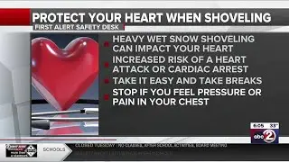 Avoid heart attacks from shoveling snow