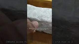 Talc softest mineral on Earth #shorts #geology #minerals #talc #geologists #viralshorts #soft #hindi