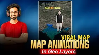 GeoLayers 3 Map Animation Tutorial 🔥 | Create Viral Reels (Hindi)