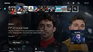 F1 23 - Start Up Screen + FULL MENU Walkthrough (PS5)