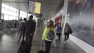 Bogota El Dorado Airport Walking Tour 4k - Caminando por el Dorado, Bogota