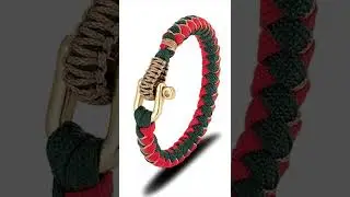 U shape Brass Shackle Buckle Survival Bracelets