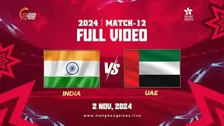 Hong Kong Sixes 2024 Match 12 (India vs United Arab Emirates)