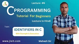 Identifiers in C programming in Hindi |Rules for identifiers in c programming language  | #jioit |