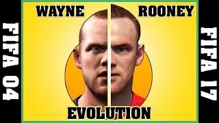 WAYNE ROONEY evolution [FIFA 04 - FIFA 17] ⚽