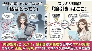 内部告発とスパイの線引きが制度上未整理な雑学