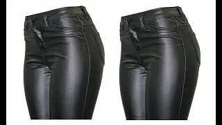 Faux Leather Pants with Pockets