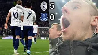 손흥민 HEUNG MIN SON,KANE DOUBLE AND KULUSEVSKI DESTROY EVERTON! SPURS 5 EVERTON 0 -LIVE MATCHDAY VLOG