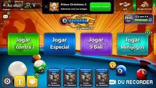 Jogando 8 ball pool com professor #LordMario