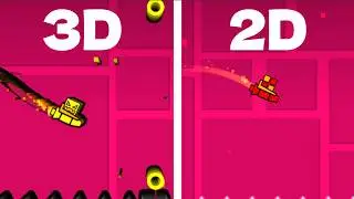 GEOMETRY DASH в 3D vs 2D
