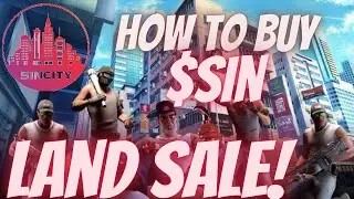 Sin City Metaverse | How to Buy $SIN Token | Public Land Sale | Better then GTA?
