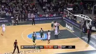 Amazing James Anderson alley oop dunk (Zalgiris Kaunas vs Crvena Zvezda)
