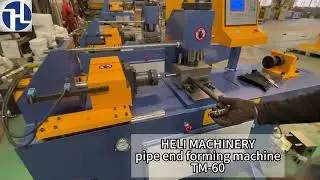 Automatic hyraulic tube swaging machine after bending#machine #swaging