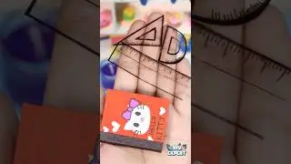 DIY Mini School Project Craft! #diy #miniature #easycraft #schoolcraft #artandcraft #shorts #howto