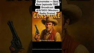 Gunsmoke &mdash; Skid Row [episode 156], Broadcast 4/9/1955 (Western Radio Drama) | Gunsmoke | Old...