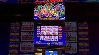 $70 Triple Wheel Triple Double Bonus Video Poker! Royal Flush? 4 Aces? Silver or Gold Wheel? Jackpot