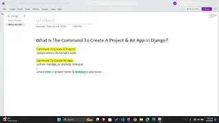 Django Commands to Create Project & App | Beginner Tutorial