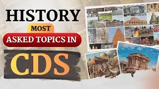 Top History Topics Asked in CDS ⚡ Guaranteed Questions! With Quasif Ansari Sir