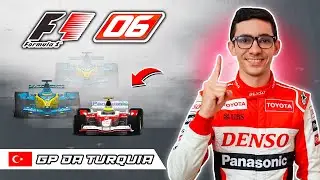 VIT&Oacute;RIA na CHUVA no GP da TURQUIA | F1 2006 PS2 | MODO CARREIRA (Ep. 15)