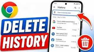 How to Google Chrome Search History Delete on Smartphone & Clear Browsing Data (Easy Tutorial)