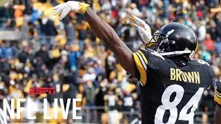 Antonio Brown looking for new TD celebrations | NFL Live | ESPN