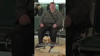 Dog Guides at Pearson Airport  (with English subtitles)