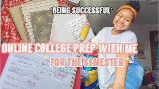ONLINE COLLEGE PREP WITH ME! + HELPFUL TIPS AND ADVICE | Chiffon C.