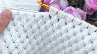 Amazing👌 * Super Easy Tunisian Crochet Baby Blanket For Beginners online Tutorial * #Tunisian