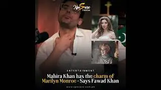 Fawad Khan applauded Mahira Khan's 