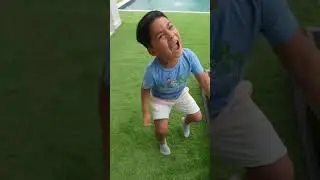Son makes dart in the middle on first try #shorts
