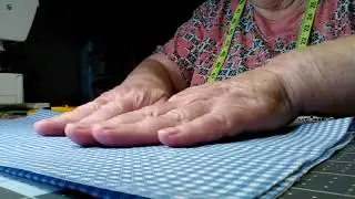 How to Cut a Circle From Fabric part 1