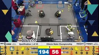 Qualification Matches 1-20 - Illinois FTC State Championship 2022