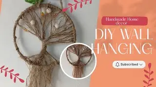 Jute Rope Wall Hanging | Easy DIY Home Decor✨