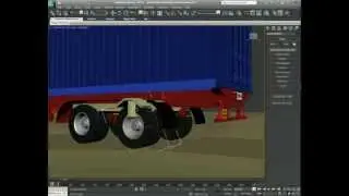 Уроки 3dsMax Анимация Транспорта Craft Director Studio lessons semitrailer