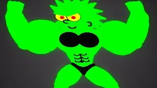 She-Hulk Transformation ( Lisa Simpson ) Girl Muscle Growth Animation
