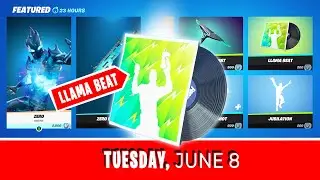 LLAMA BEAT returns after 222 days & Wild Tangent Pickaxe is back after 178 days *ITEM SHOP* June 8