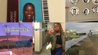 Travel with me to CPT||Stellenbosch University first year student||Uni Vlog (South African YouTuber)