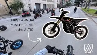 I took my Supermoto Altis Sigma to a 1st annual Houston Mini Bike Rideout Meet ⛽️ vs ⚡️