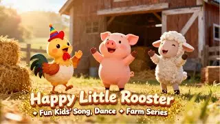 Happy Little Rooster | Fun Kids&rsquo; Song, Dance & Farm Series