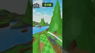 SUPER GOLF BUT I ONLY DUNK *satisfying* #supergolf #roblox