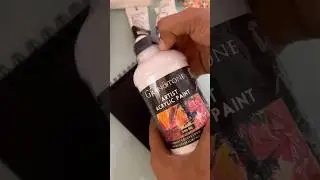 Granotone acrylic White colour #shorts #shortvideo #art #acrylic #paint #colors