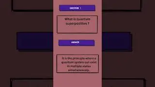#shorts #shortsfeed #quantumphysics  #quantum  QUANTUM  COMPUTING QUIZ  - 2 QUESTIONS -  PART 1