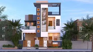 Project #10533 Villa 30X60 West Facing | #careerhacks | #3dsmax and Vray Files for Download
