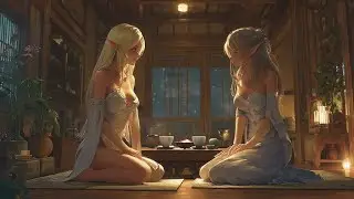 High Elf Sisters&rsquo; Cozy Cabin 🌿🔥 | Warm Moments with the Windrunners | Lofi Fantasy Music ✨