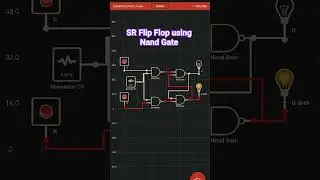 SR Flip Flop using Nand Gates #electronicsforbeginners #electronic #arduino