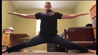 Doing a Split (Kinda) in Jeans