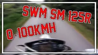 SWM SM 125 R 2017 0-100 KM/H !