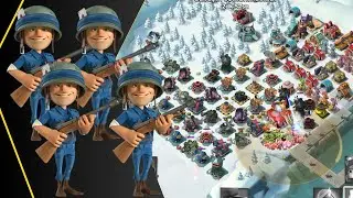 Full Piyade Rifleman Saldırısı Harita Temizliği Karınca S&uuml;r&uuml;s&uuml; M&uuml;barek Boom Beach T&uuml;rk&ccedil;e
