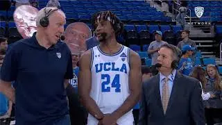 UCLA center Jalen Hill on his strong second half